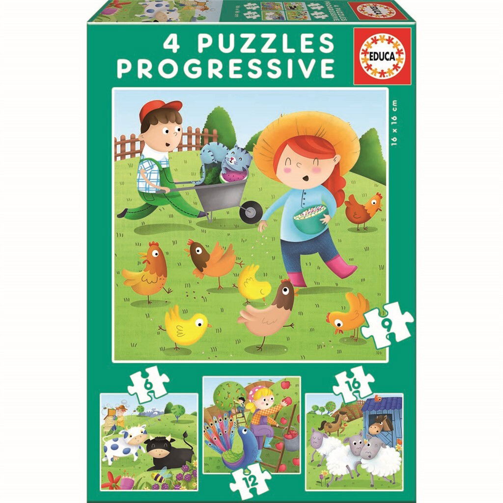 Educa 6-9-12-16 Farm Animals
