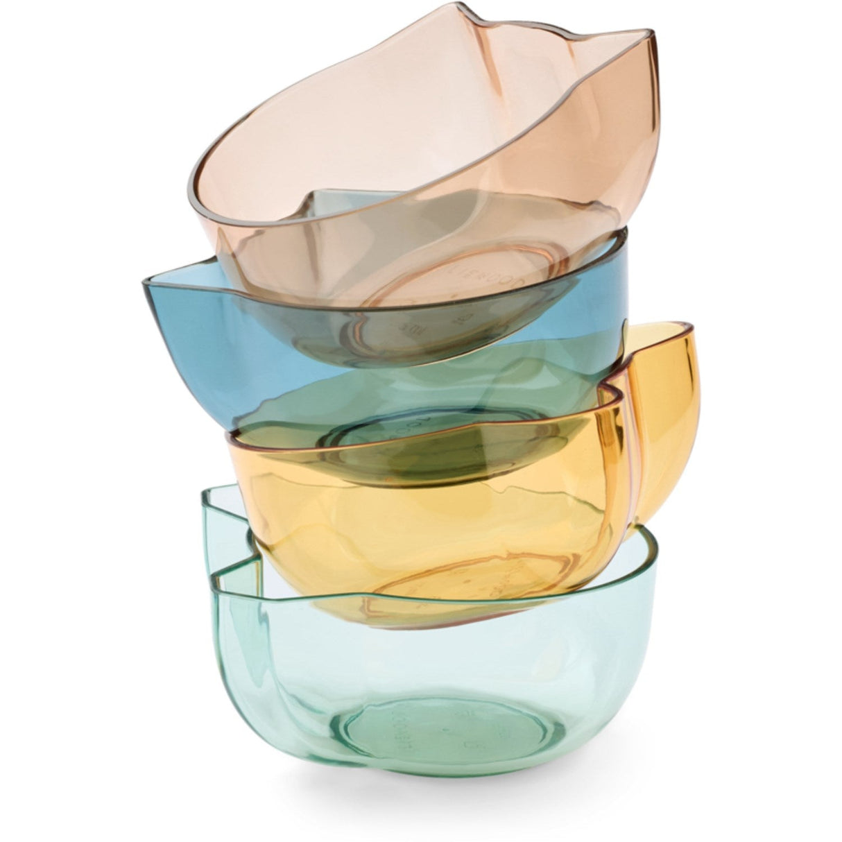 LIEWOOD Indigo Multi Mix Berno Tritan Skål 275 Ml 4-Pak