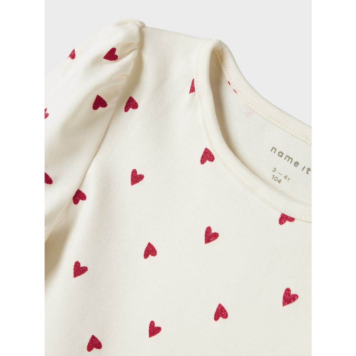 Name It Cloud Dancer Dheart Bluse