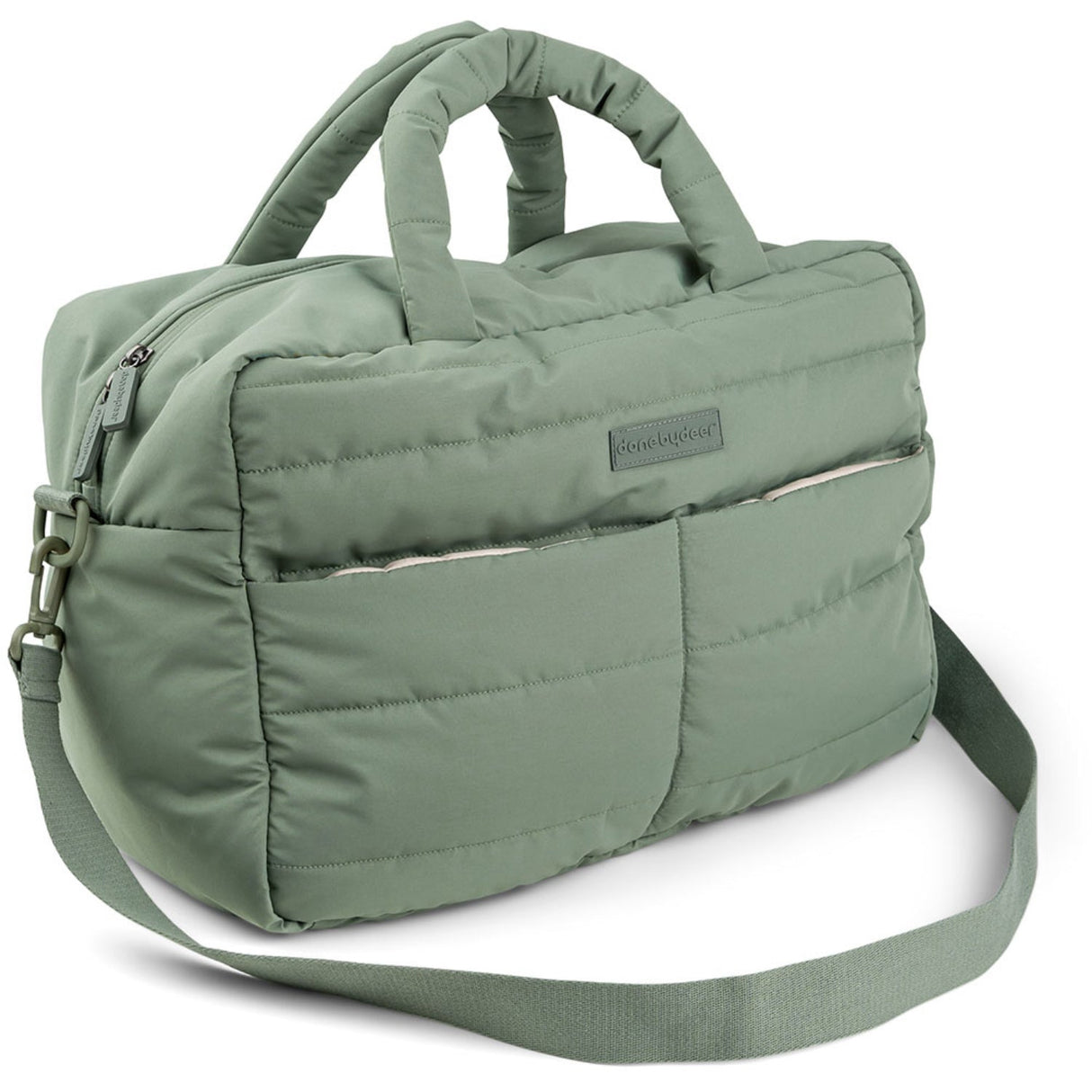 DonebyDeer Green Quiltet Pusletaske