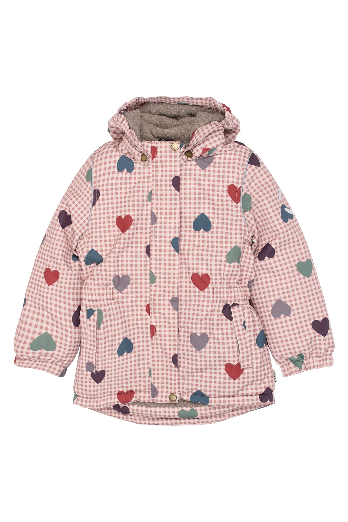 Mikk-Line Vinterjakke - Heart AOP
