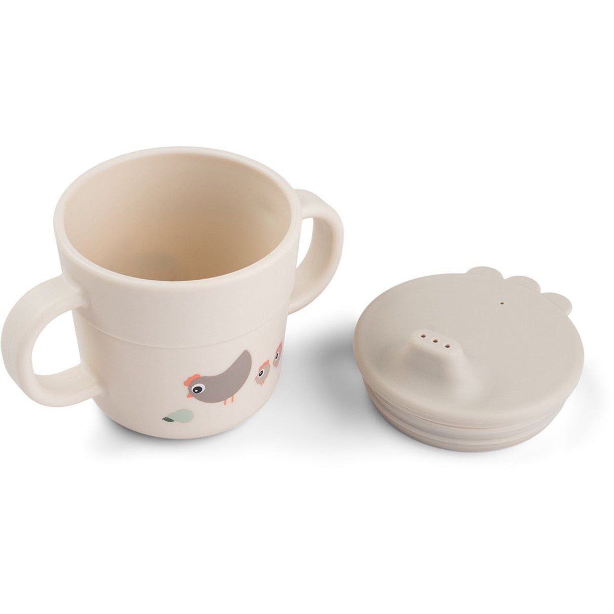 DonebyDeer Sand Foodie Første Spisesæt Med Sugekop Tiny Farm