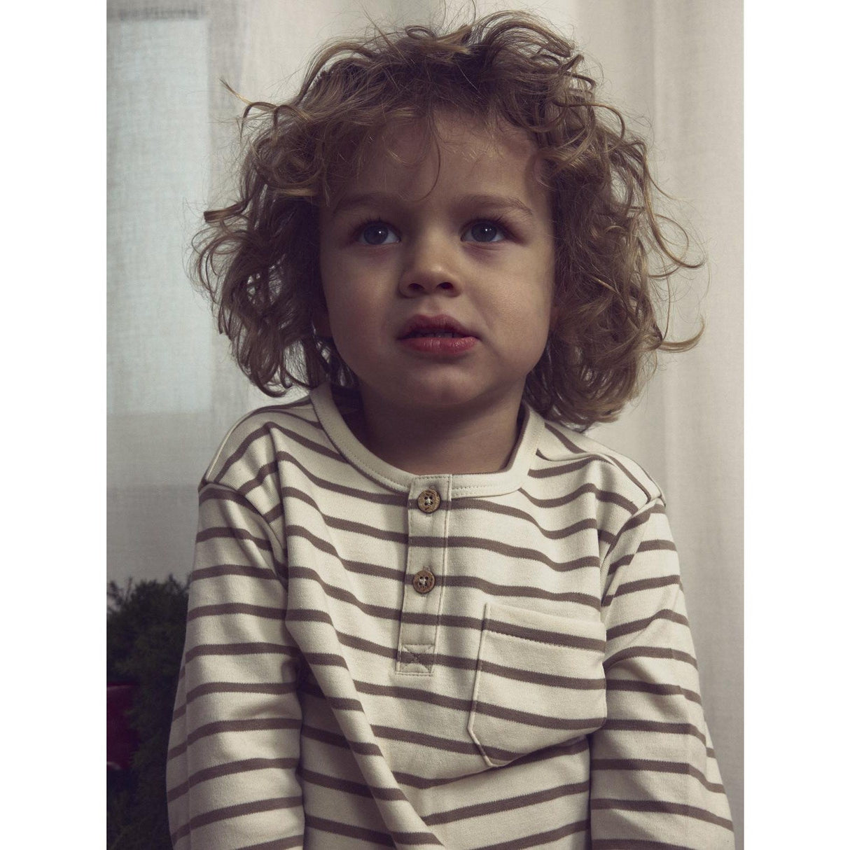 Lil'Atelier Turtledove Sepia Tint Nmmlimia Nob Ls Loose Top Lil