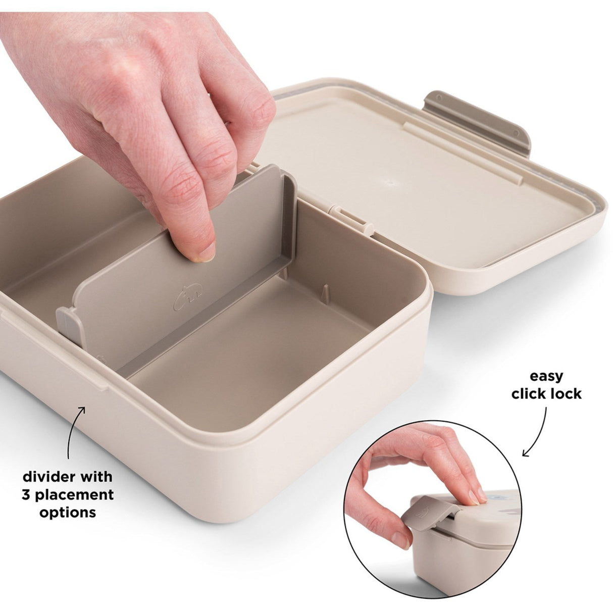 DonebyDeer Sand Madkasse Med Opdeler Celebration