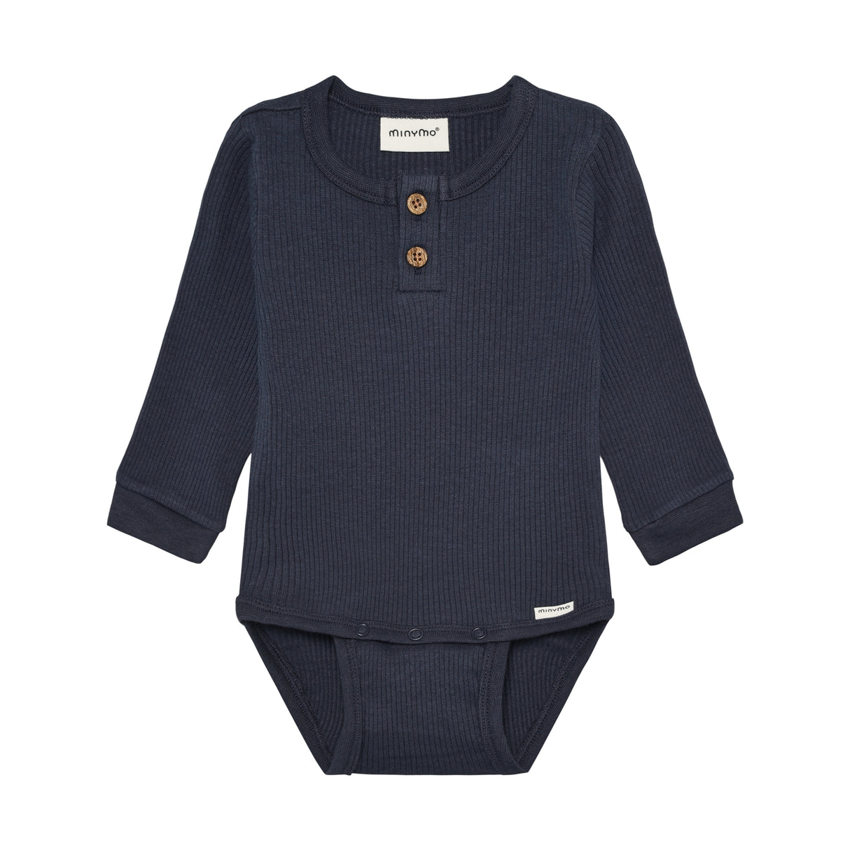 Minymo - Mørkeblå ribbody 114205