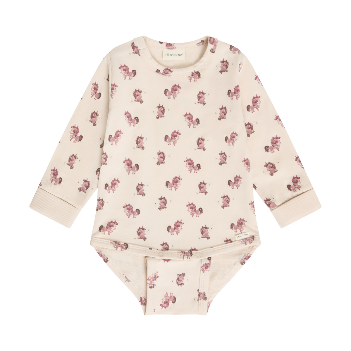 Body LS AOP Sweat - Pink Tint