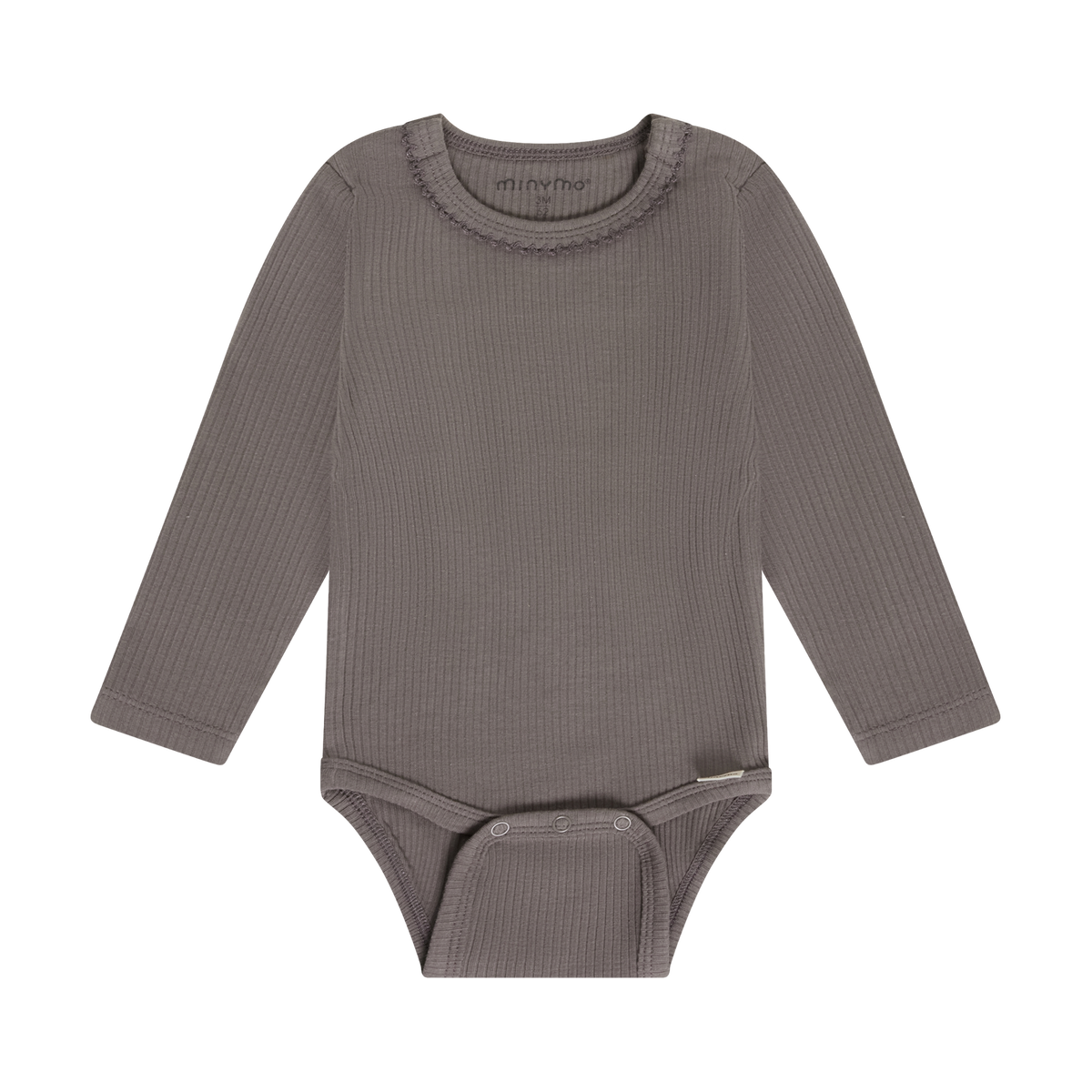 Body LS Rib - Plum Truffle