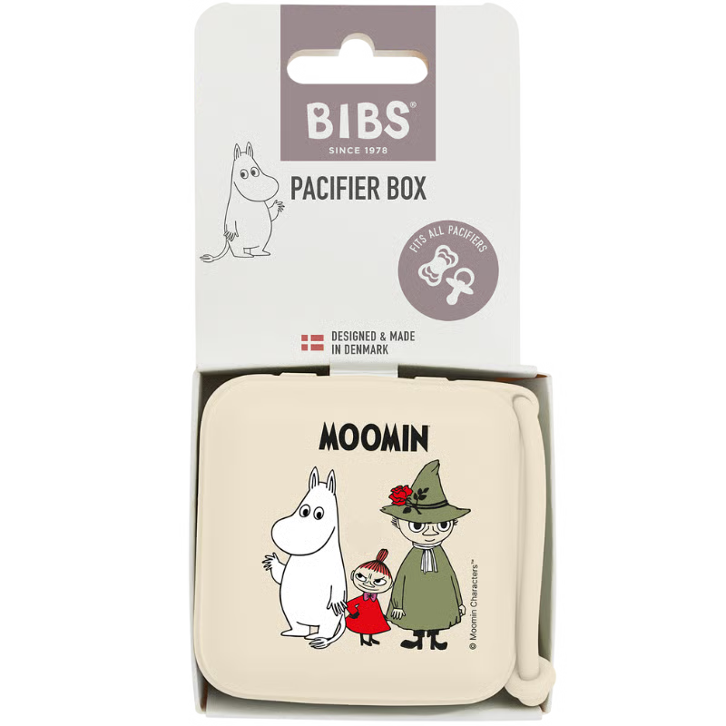 BIBS x Moomins Pacifier Box Ivory