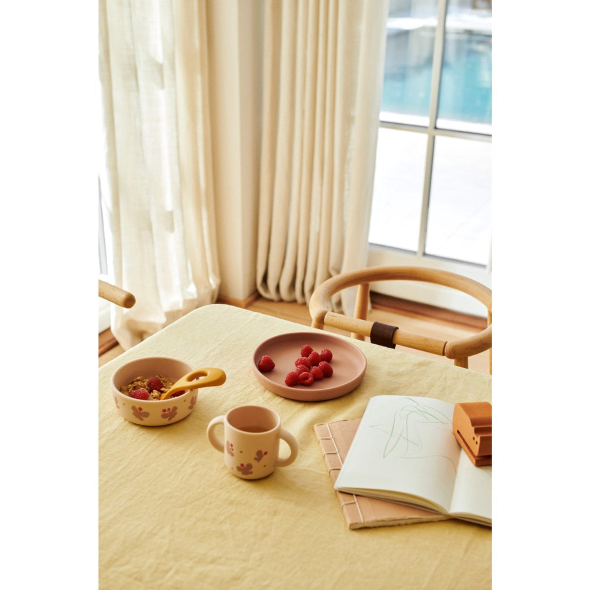 LIEWOOD Butterfly / Apple Blossom Vivi Printed Spisesæt