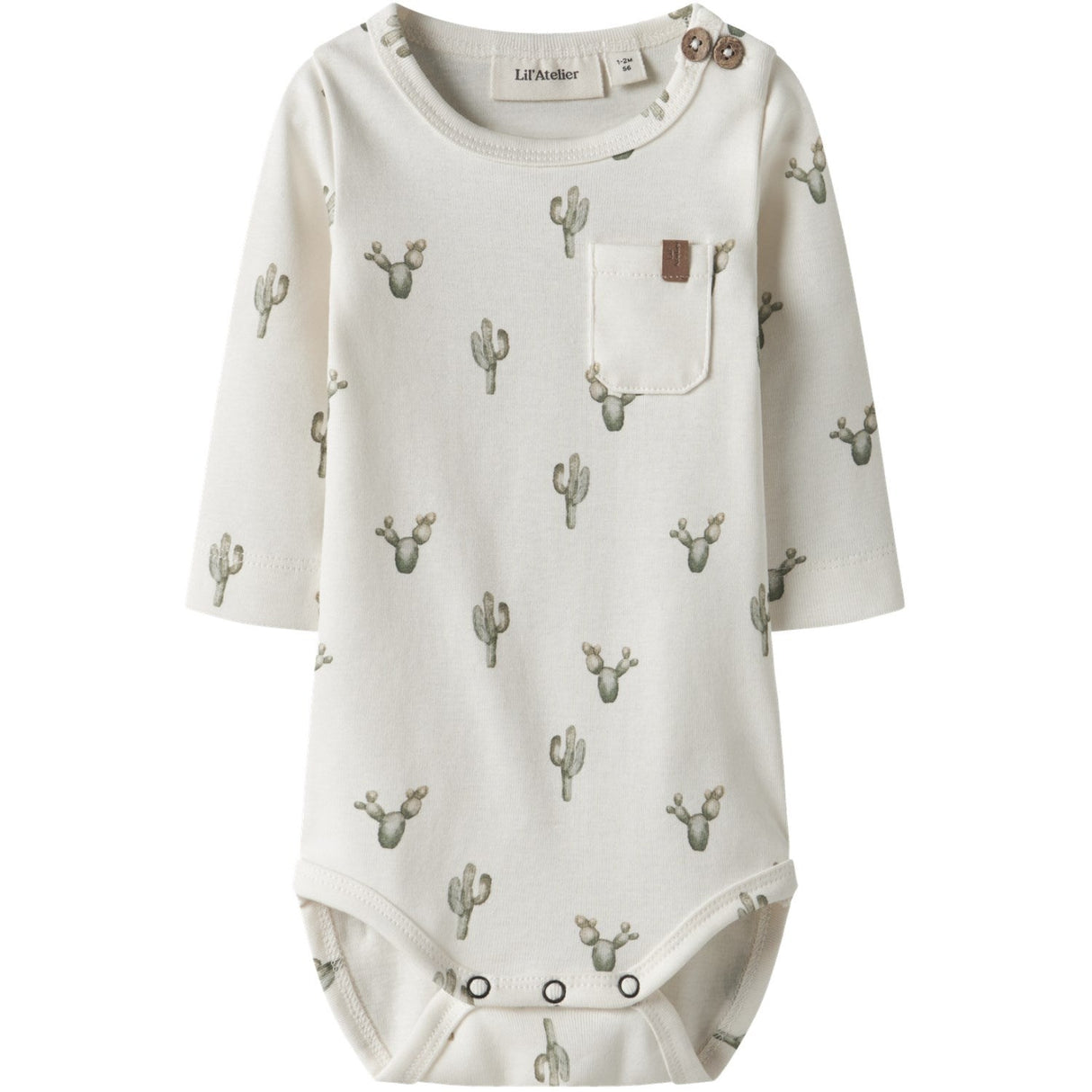 Lil'Atelier Coconut Milk Cactus Nbmlayo Sev Ls Slim Body Lil