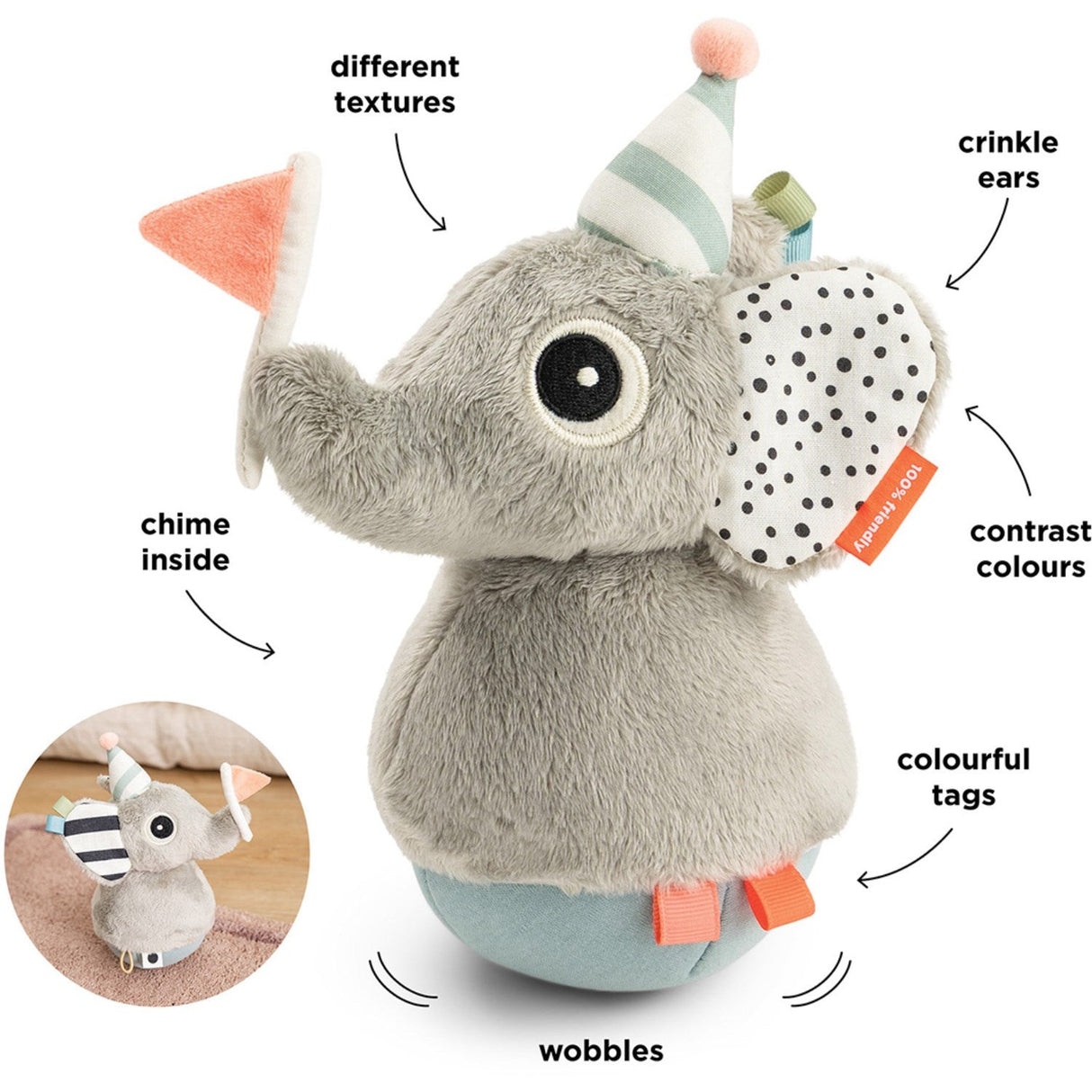 DonebyDeer Colour Mix Tumling Aktivitetslegetøj