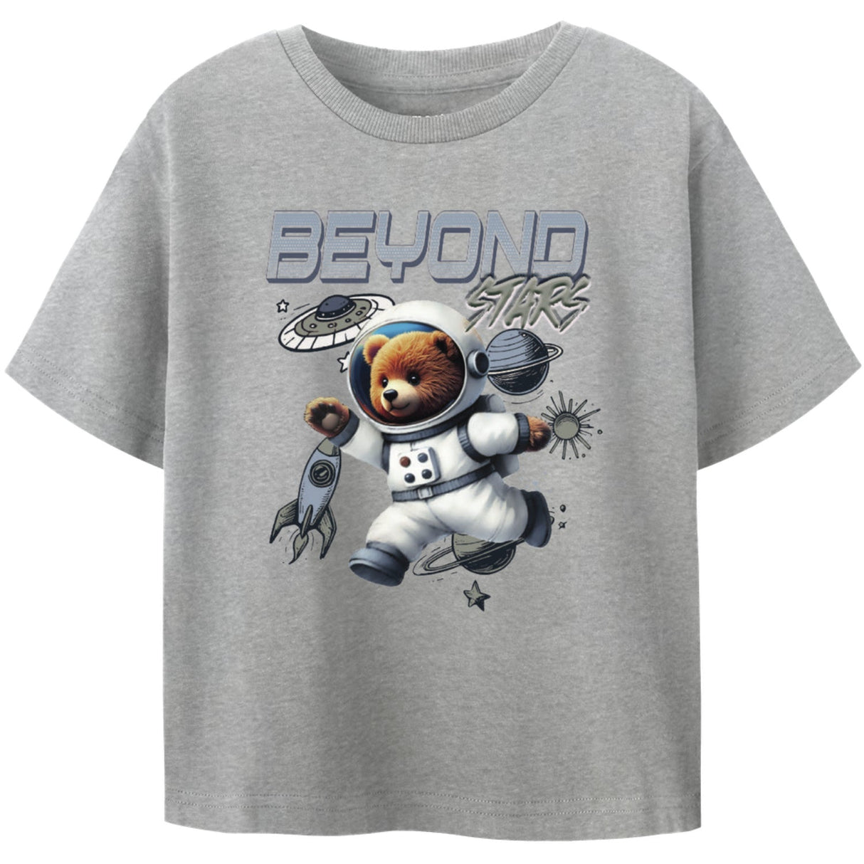 Name It Grey Melange Nmmdifus Ss Nreg Top Box