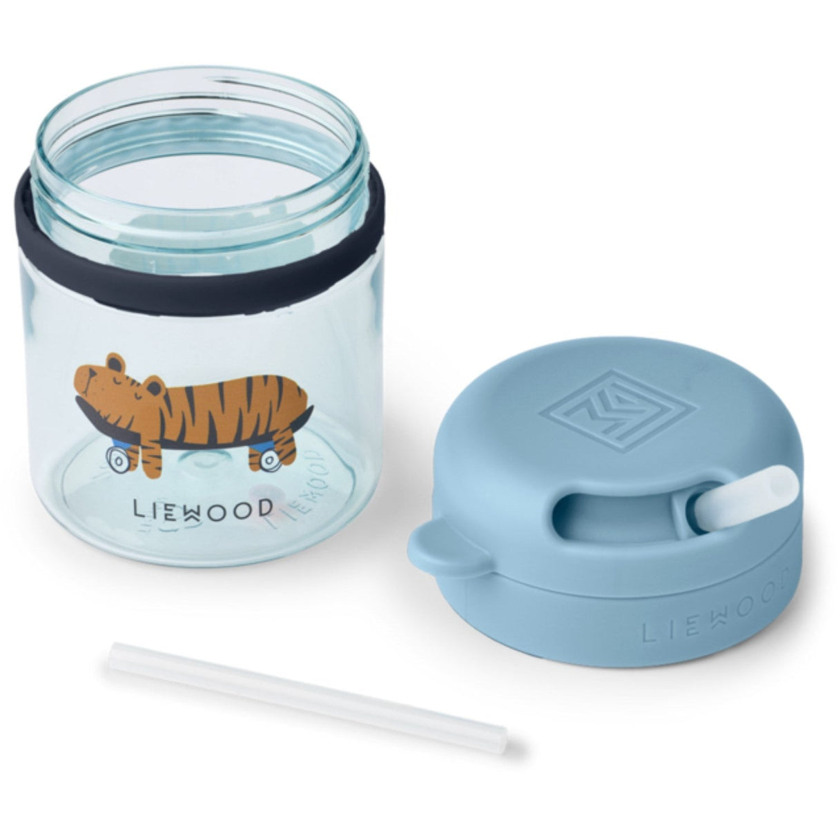 LIEWOOD Fun / Beach Blue Pavia Tritan Sugerør Kop 280Ml