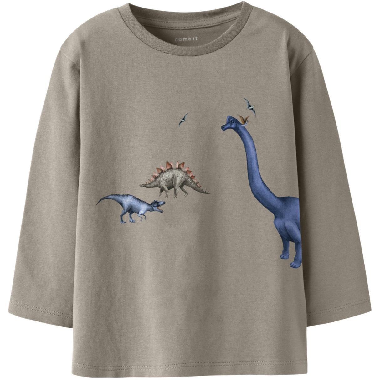 Name It Vintage Khaki Nmmbart Ls Nreg Top Box
