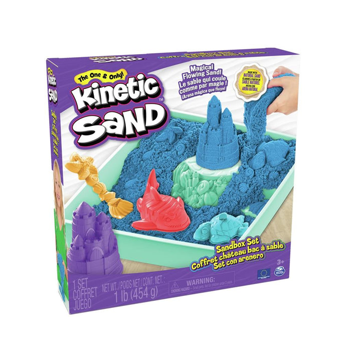 Kinetic Sand Sandbox Set - Blå