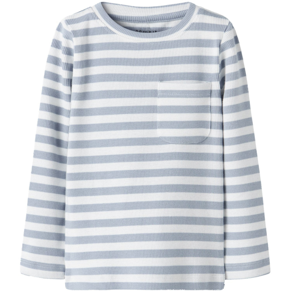 Name It Blue Fog Cloud Dancer Nmmdekab Slim Ls Top