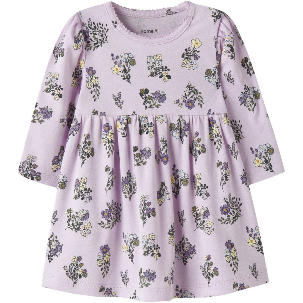 Name It Lavender Fog Nbfdoritta Ls Kjole