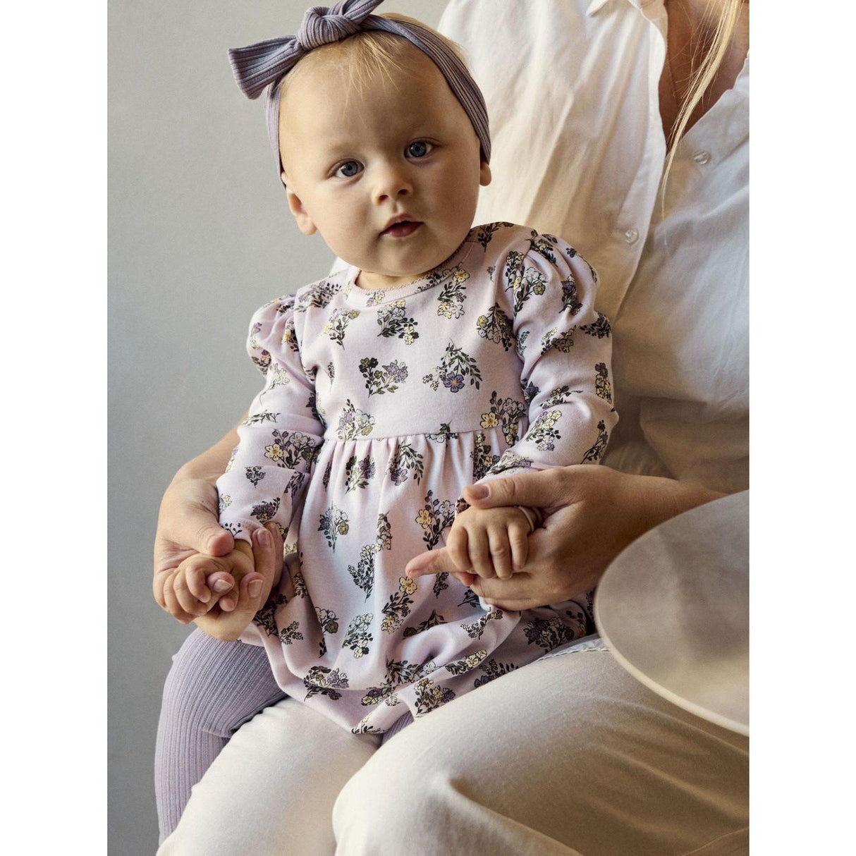 Name It Lavender Fog Nbfdoritta Ls Kjole