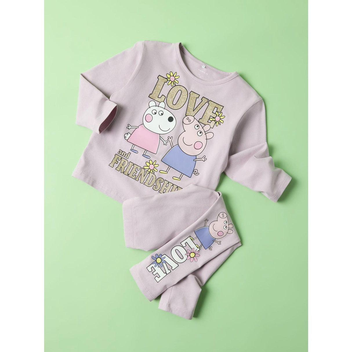 Name It Dawn Pink Nmfdada Peppa Ls Nreg Top Box Cplg