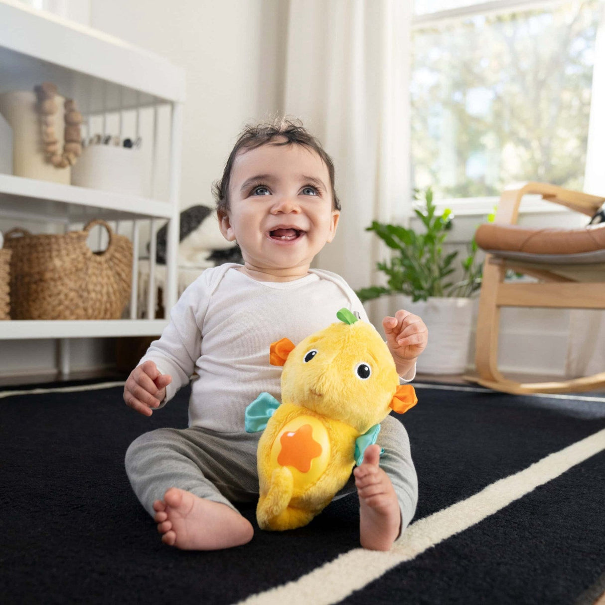 Baby Einstein Yellow Sea Dreams Seahorse™ Plys Soother