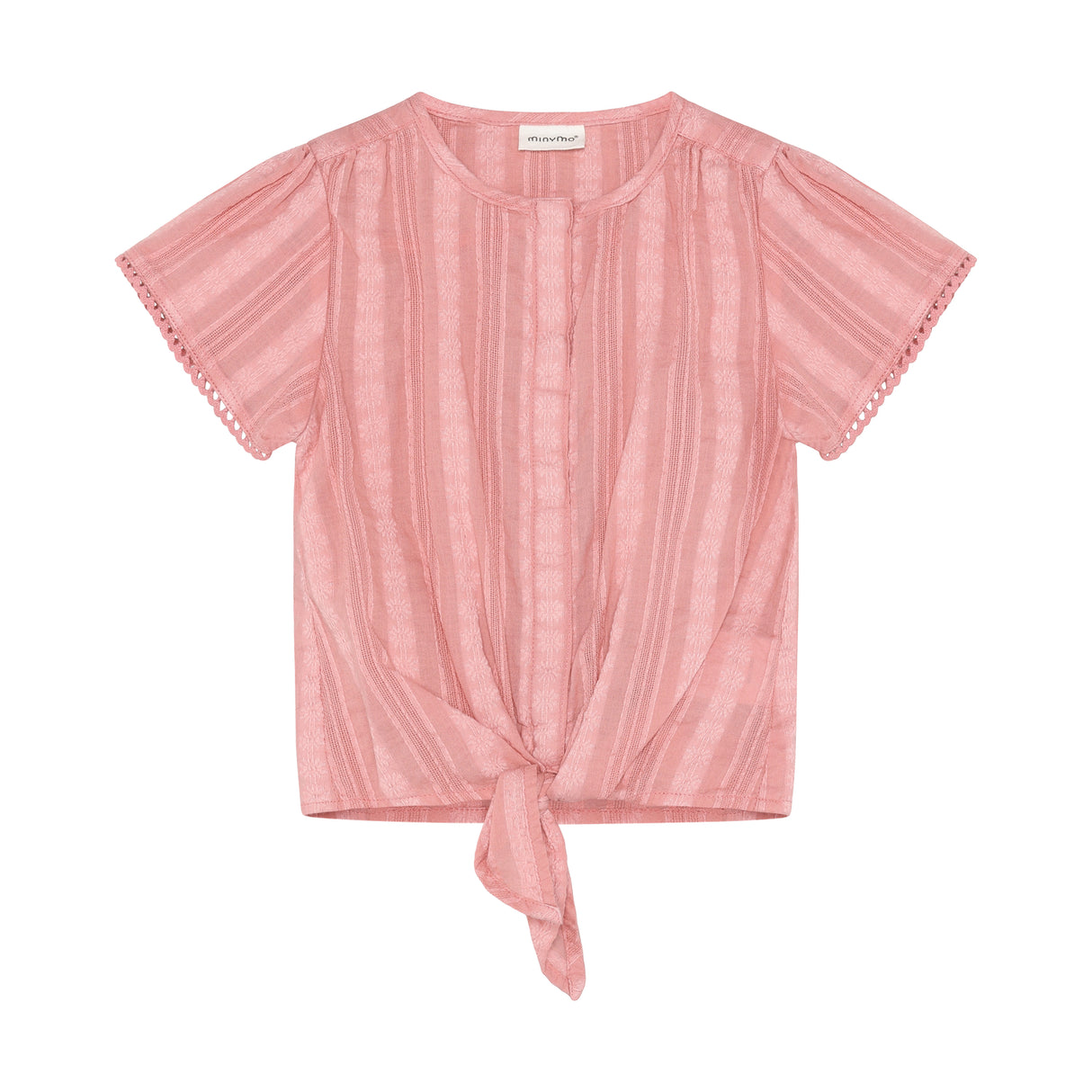 Minymo - Koralfarvet bluse 124304