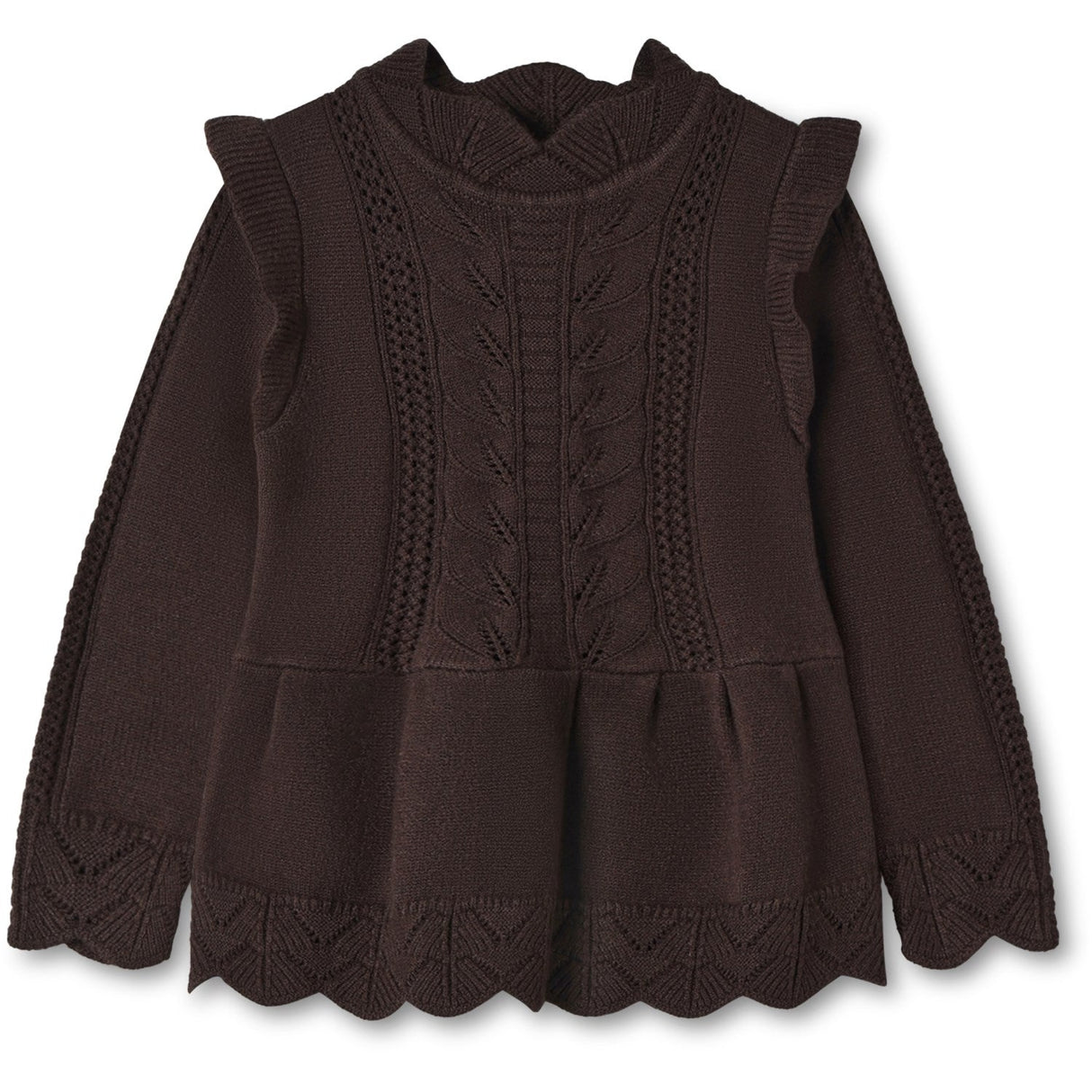 Fliink Coffee Bean Alilly Peplum Pullover