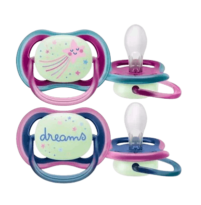 Philips Avent ultra air sutter - 6-18 mdr - night - "dreams/stjerneskud"