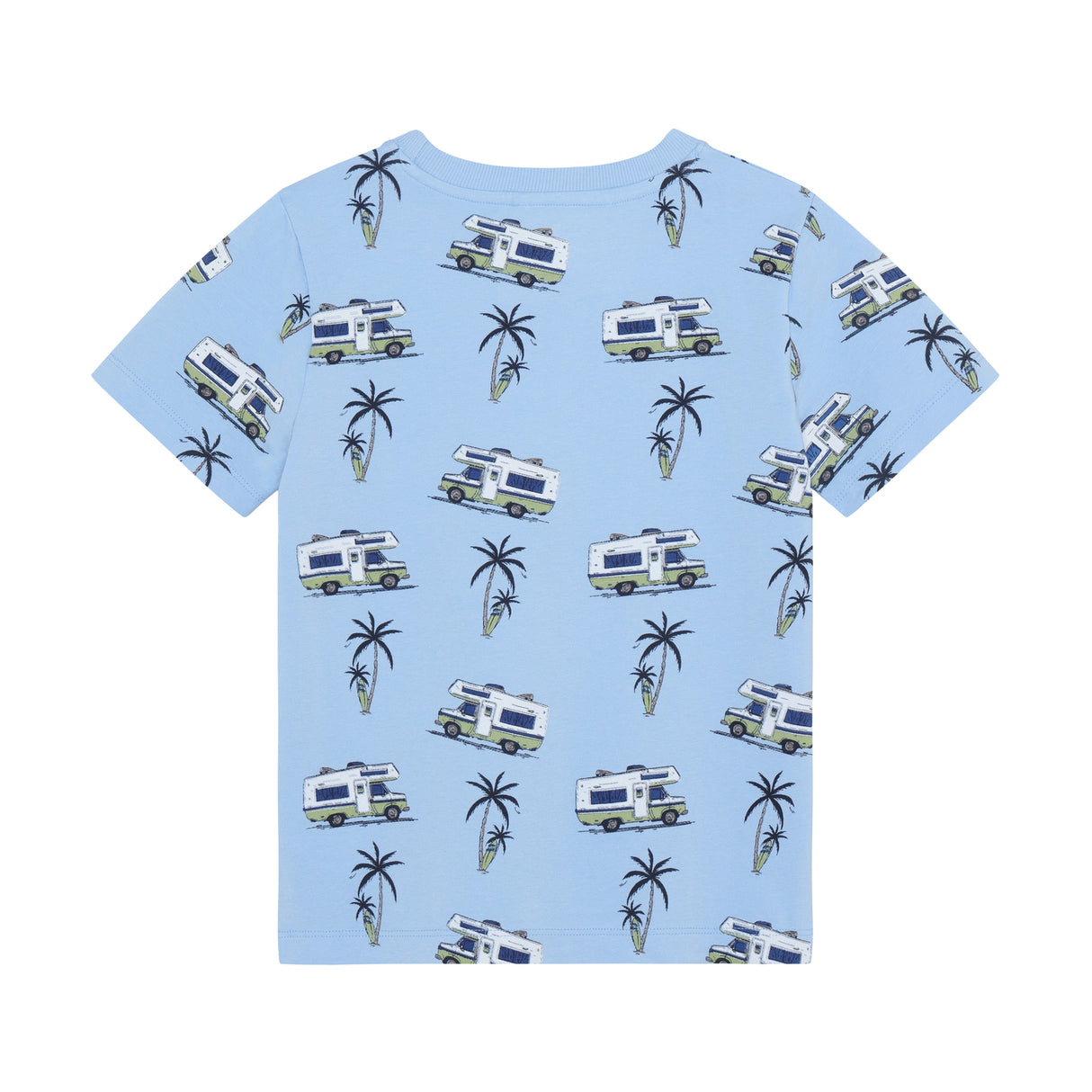 Minymo - Lyseblå T-shirt "Bil" 134305