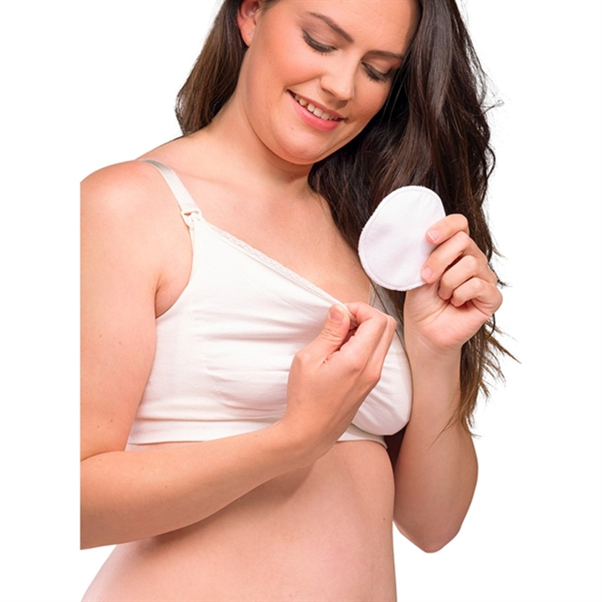 Carriwell Ammeindlæg Silke Hvid 6 stk