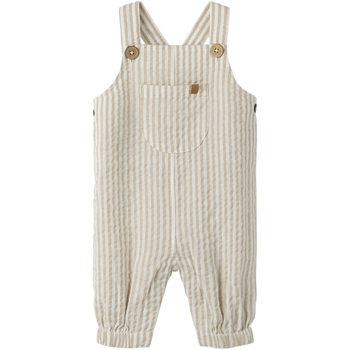 Lil'Atelier Coconut Milk Feather Gray Nbmfausto Loose Overall Lil