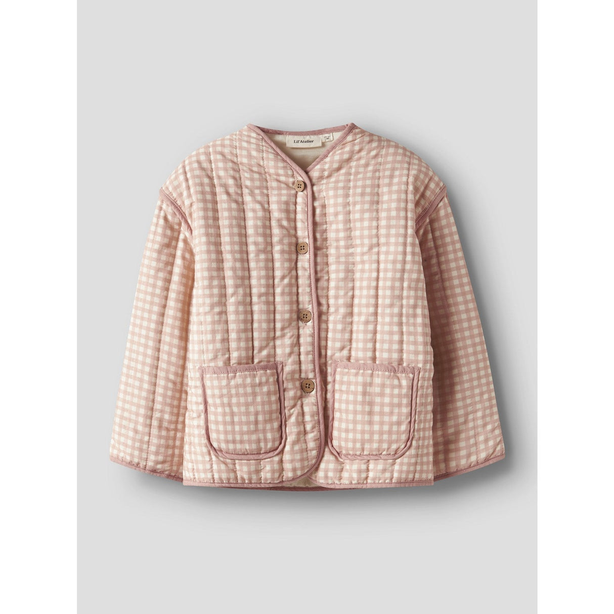 Lil'Atelier Cameo Rose Sun Nmflarose Ls Quilt Jakke Lil