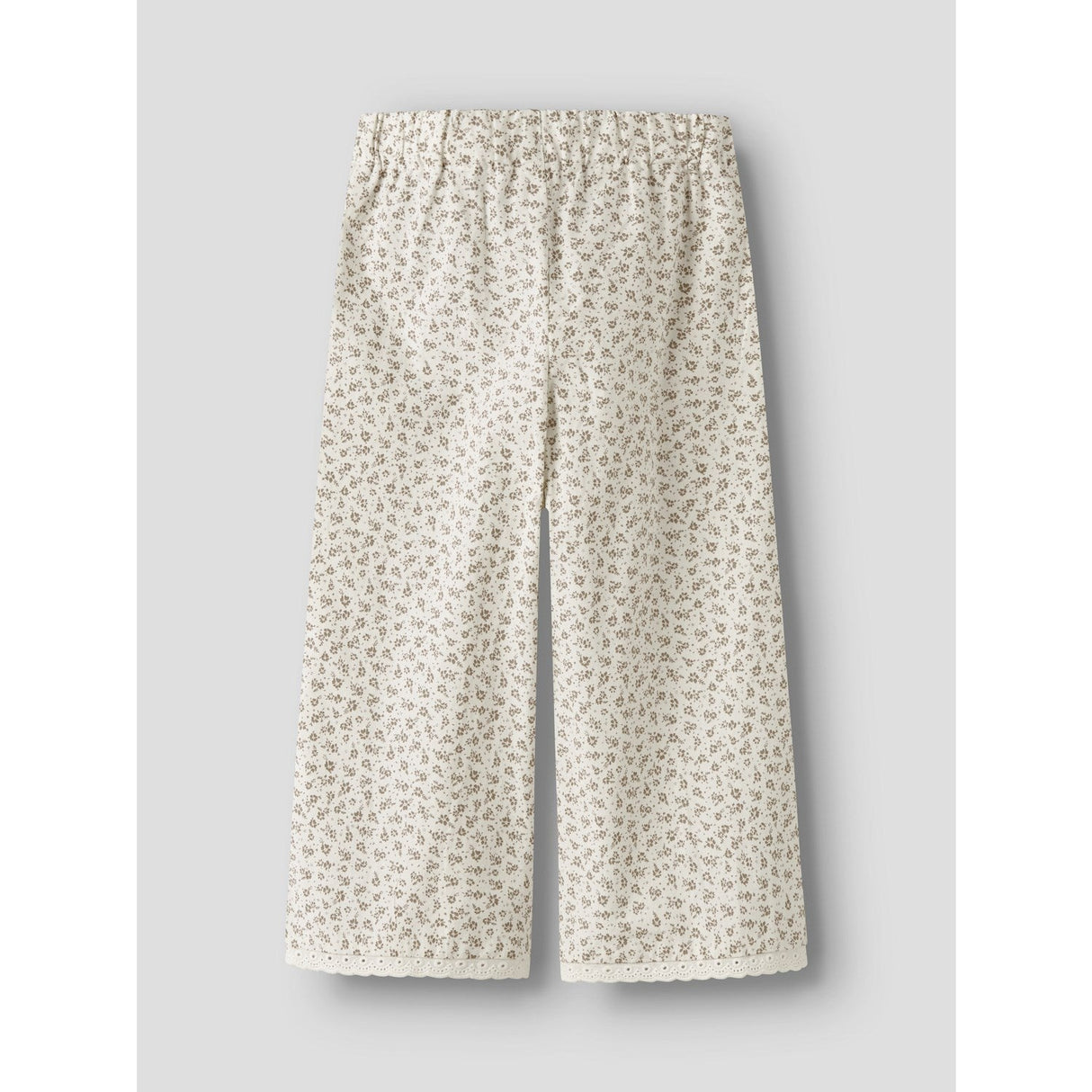 Lil'Atelier Coconut Milk Nmffjola Wide Ancle Bukser Lil