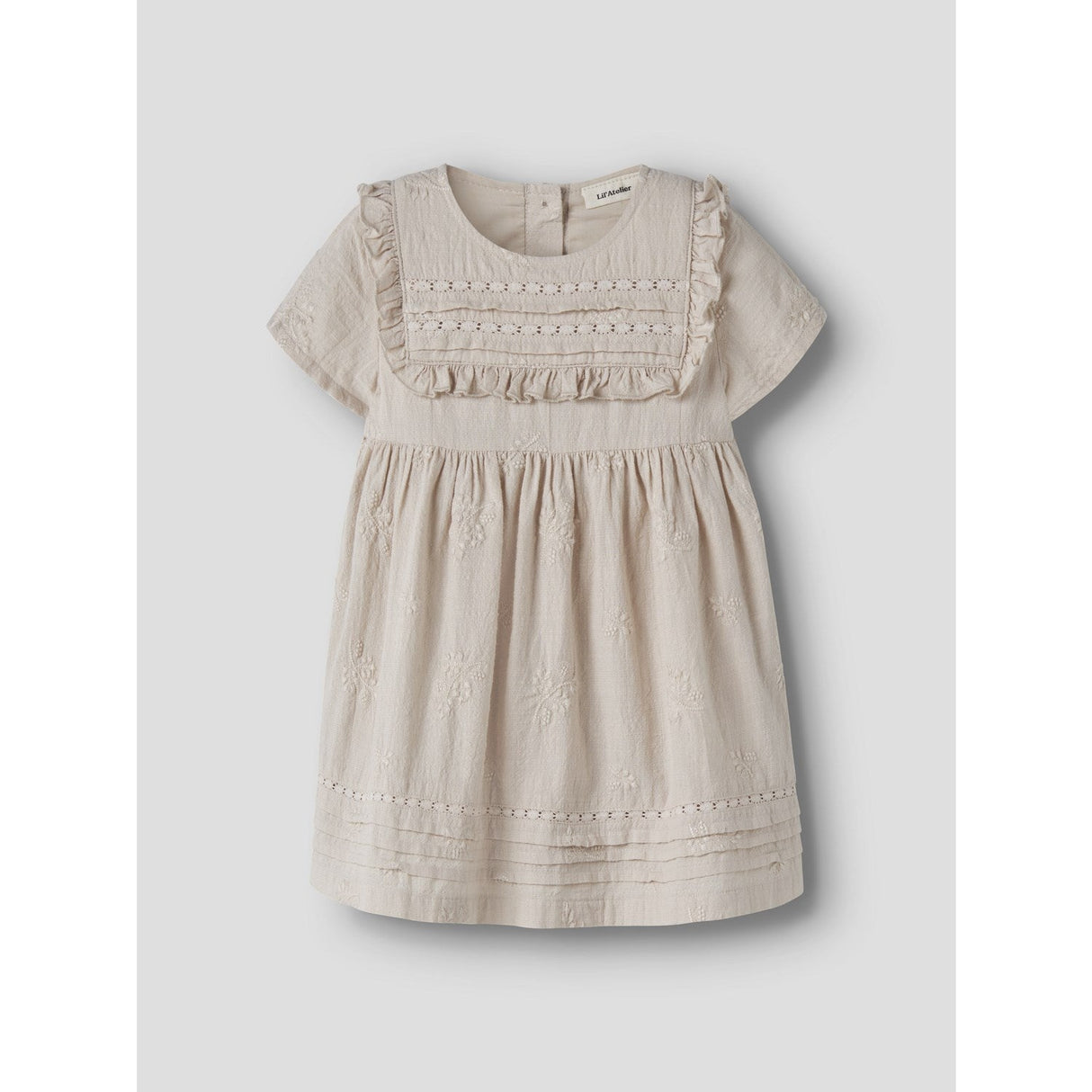Lil'Atelier Pumice Stone Nmfferonia Ss Loose Kjole Lil