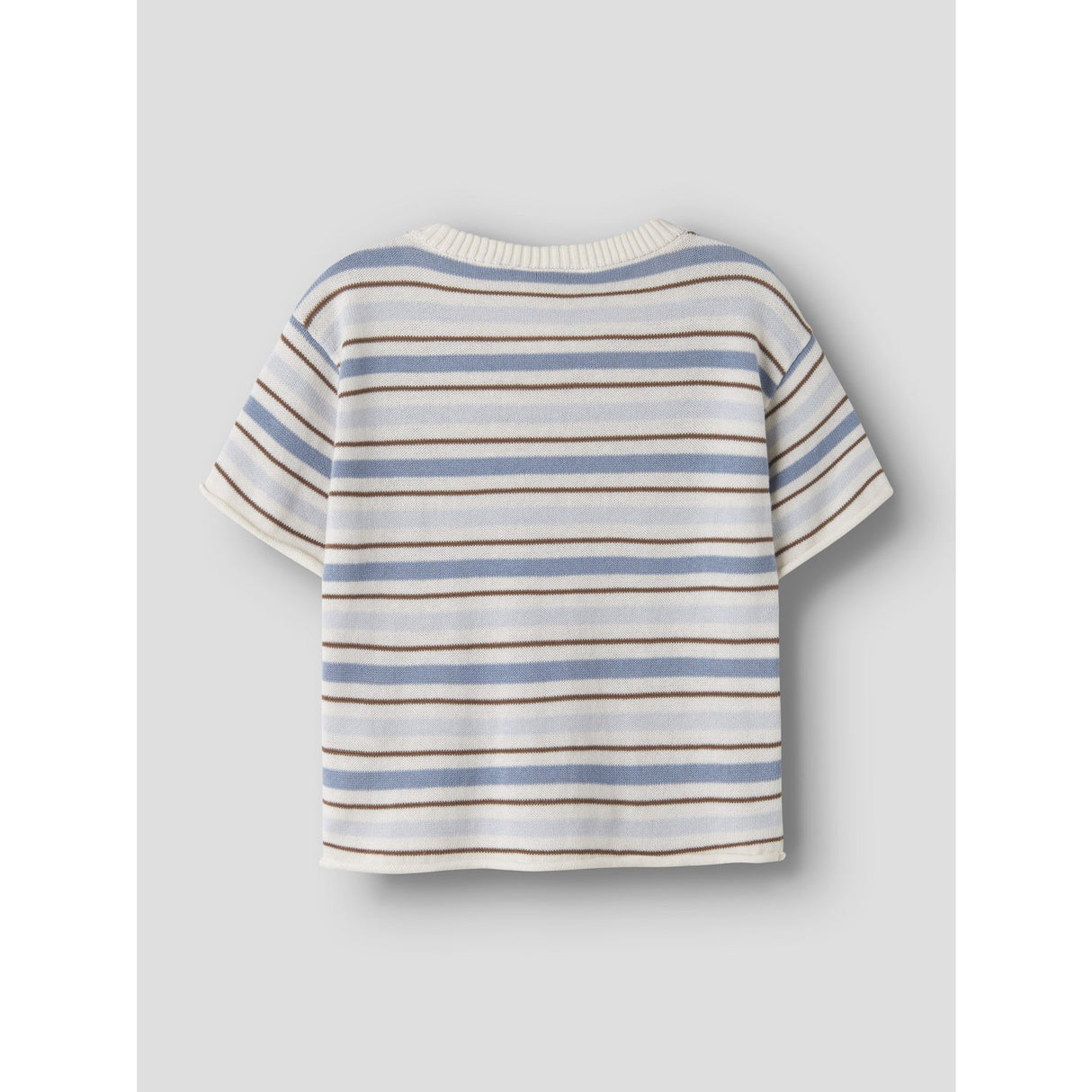 Lil'Atelier Coconut Milk Dusty Blue Nmmhito Ss Loose Strik Lil