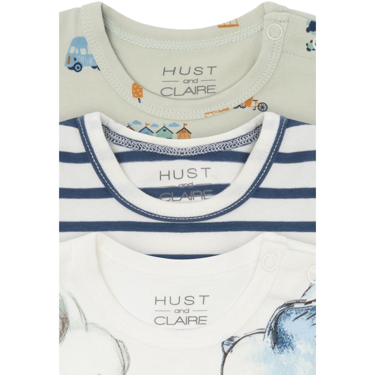 Hust & Claire Green Foam Bertram 3-Pak Holiday