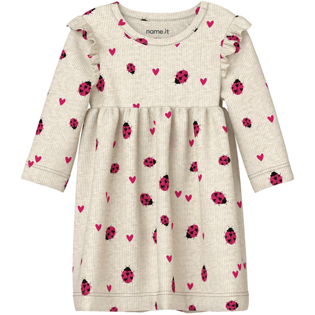Name It Peyote Melange Nbfhaline Ls Kjole