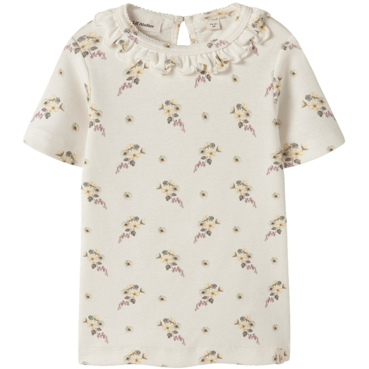 Lil'Atelier Coconut Milk Flower Nmfgayo Ser Ss Slim Top Lil