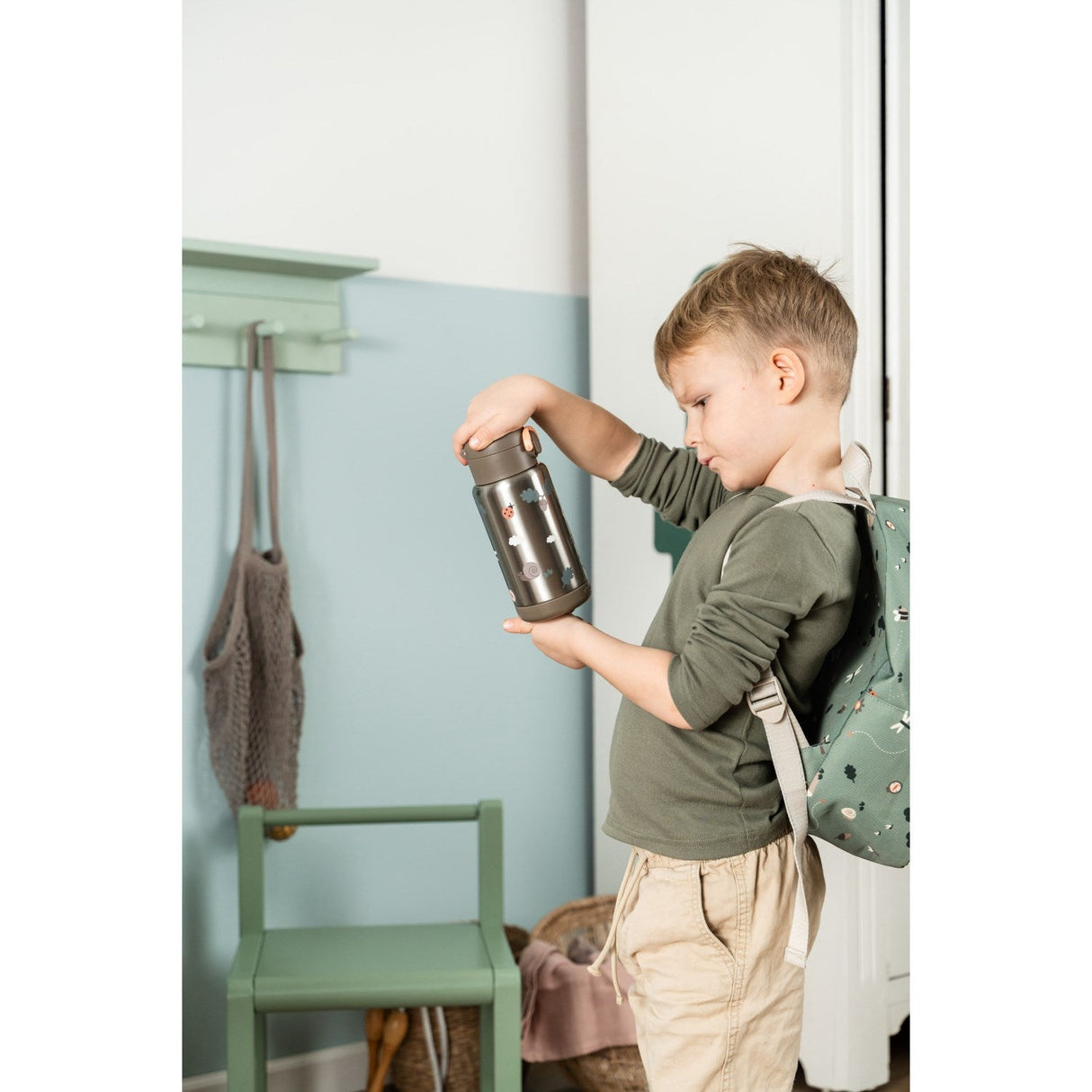 DonebyDeer Sand Tiny Trails Insulated Sugerør Flaske