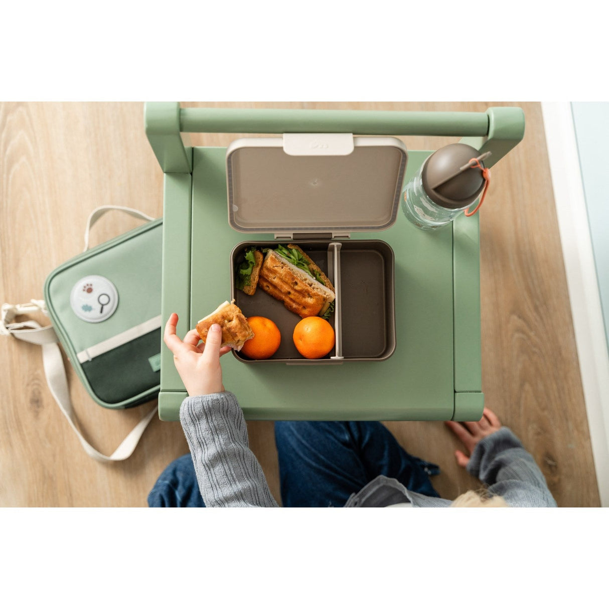 DonebyDeer Sand Tiny Trails Madkasse Med Opdeler
