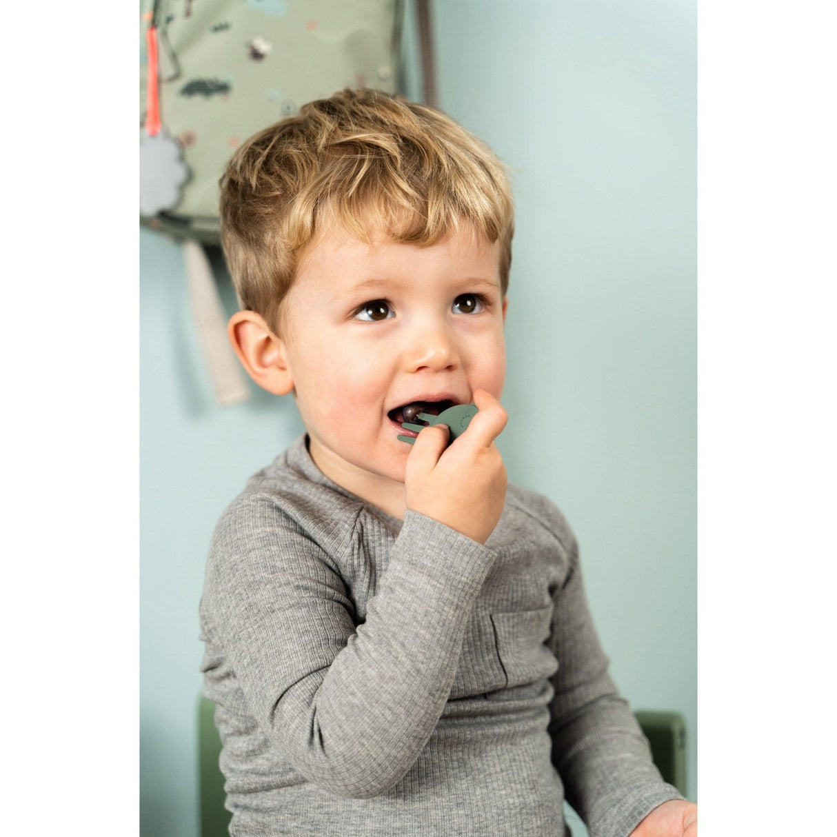 DonebyDeer Green Tiny Trails Tiny Madkasse Med Snack Picks