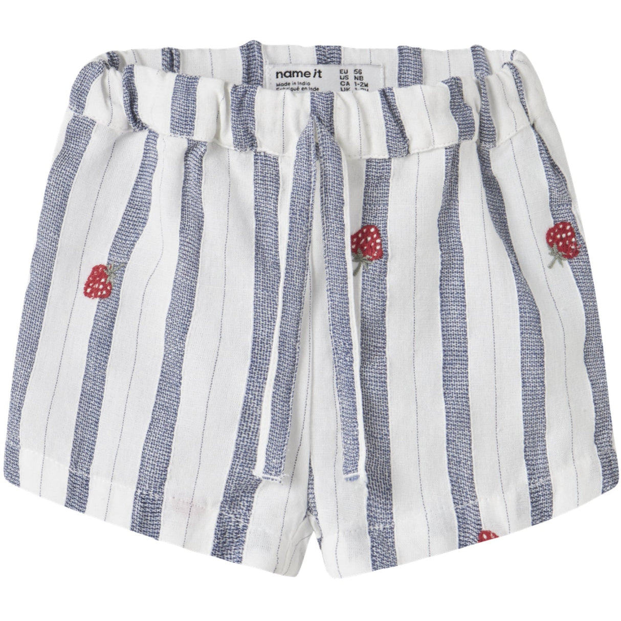 Name It Purple Impression Nmfjelena Shorts