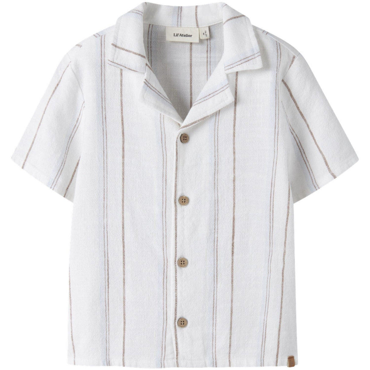 Lil'Atelier Coconut Milk Nmmjeran Ss Loose Skjorte Lil