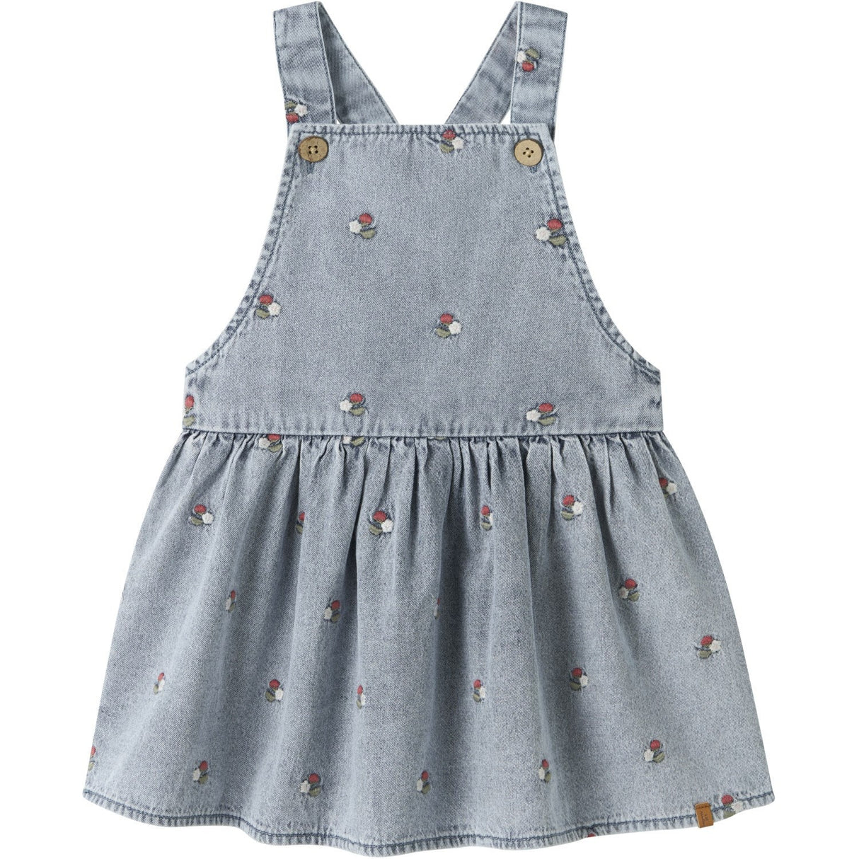 Lil'Atelier Medium Blue Denim Emb Nmffunda Dnm Emb Skirtall 2106-Fd Lil