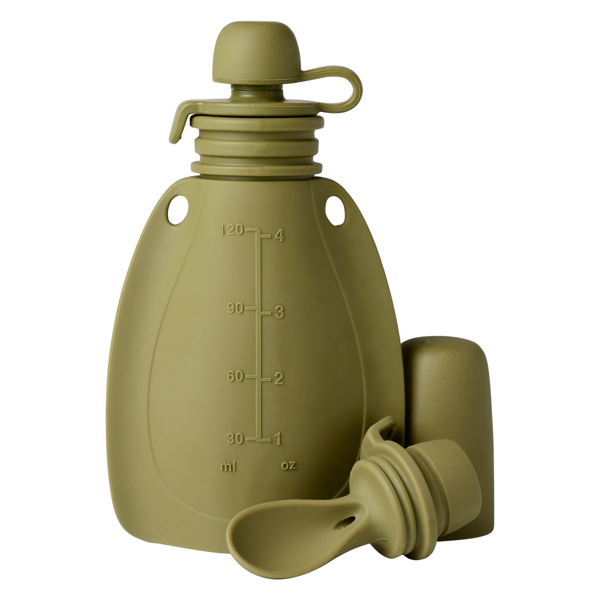 Smoothie flaske m/ske og beskyttelseskappe Rådyr - Roe Deer