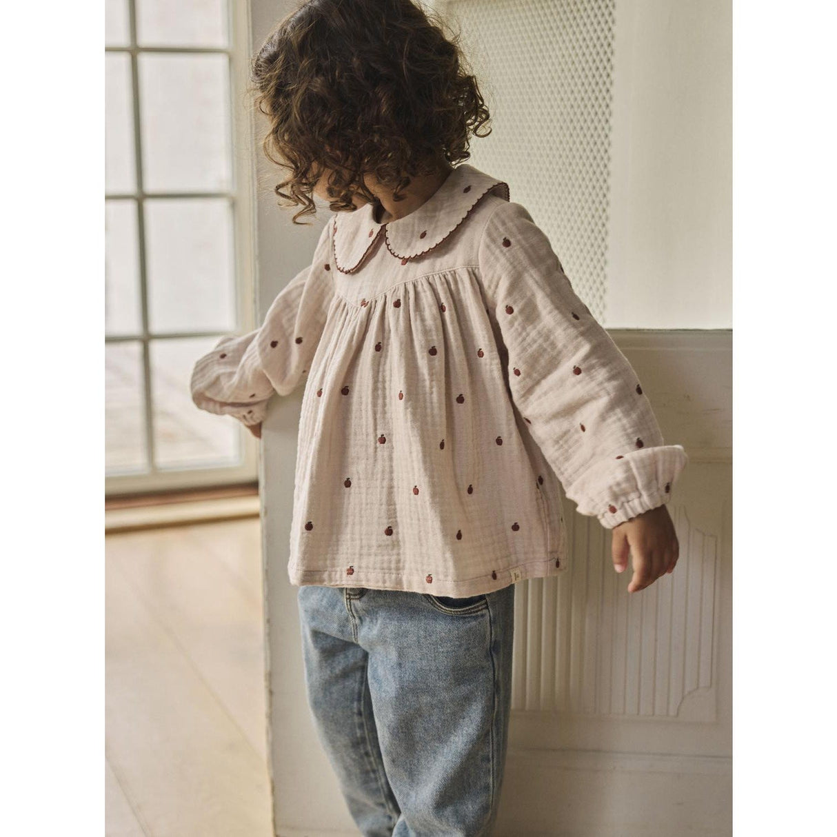 Lil'Atelier Hushed Violet Nmfkamma Ls Loose Skjorte Lil