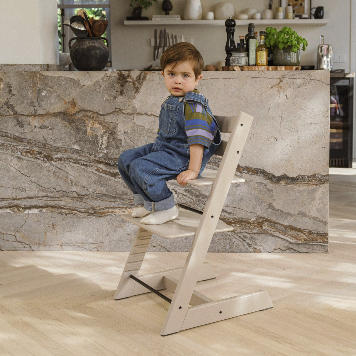 Stokke® Cashmere Grey Tripp Trapp® Stol