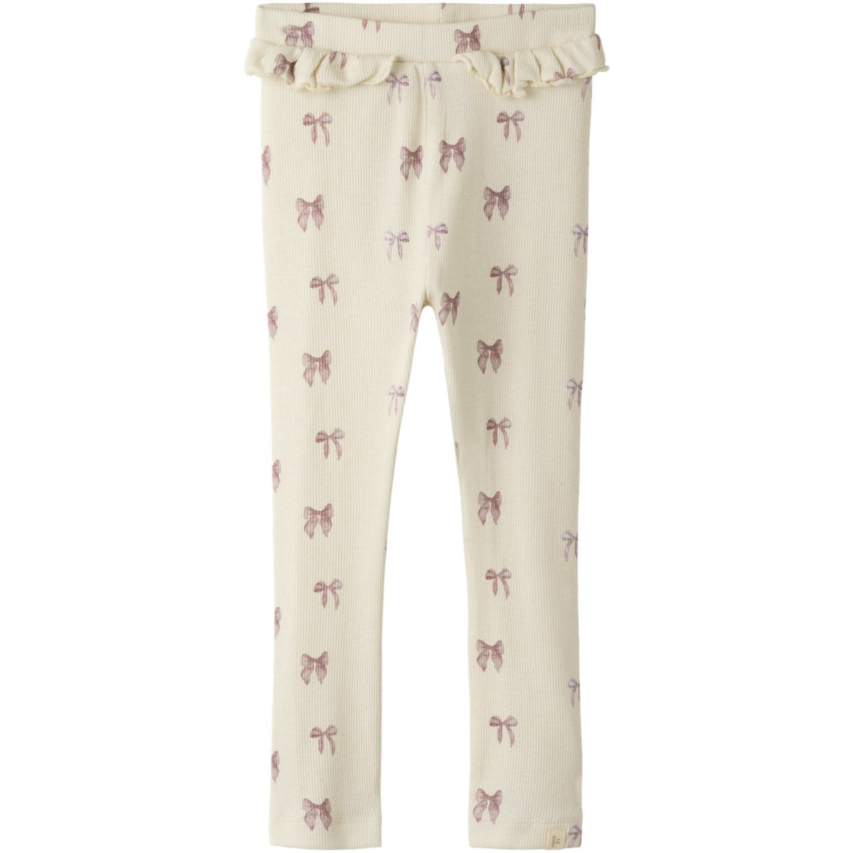 Lil'Atelier Turtledove Bow Nmfgavo Efi Slim Leggings Lil Noos