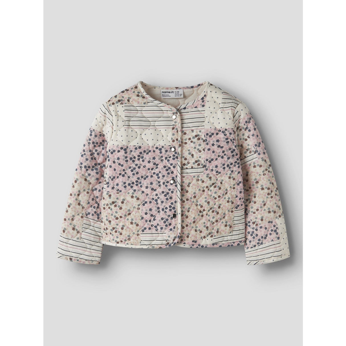Name It Antique White Nmflena Quilt Shacket