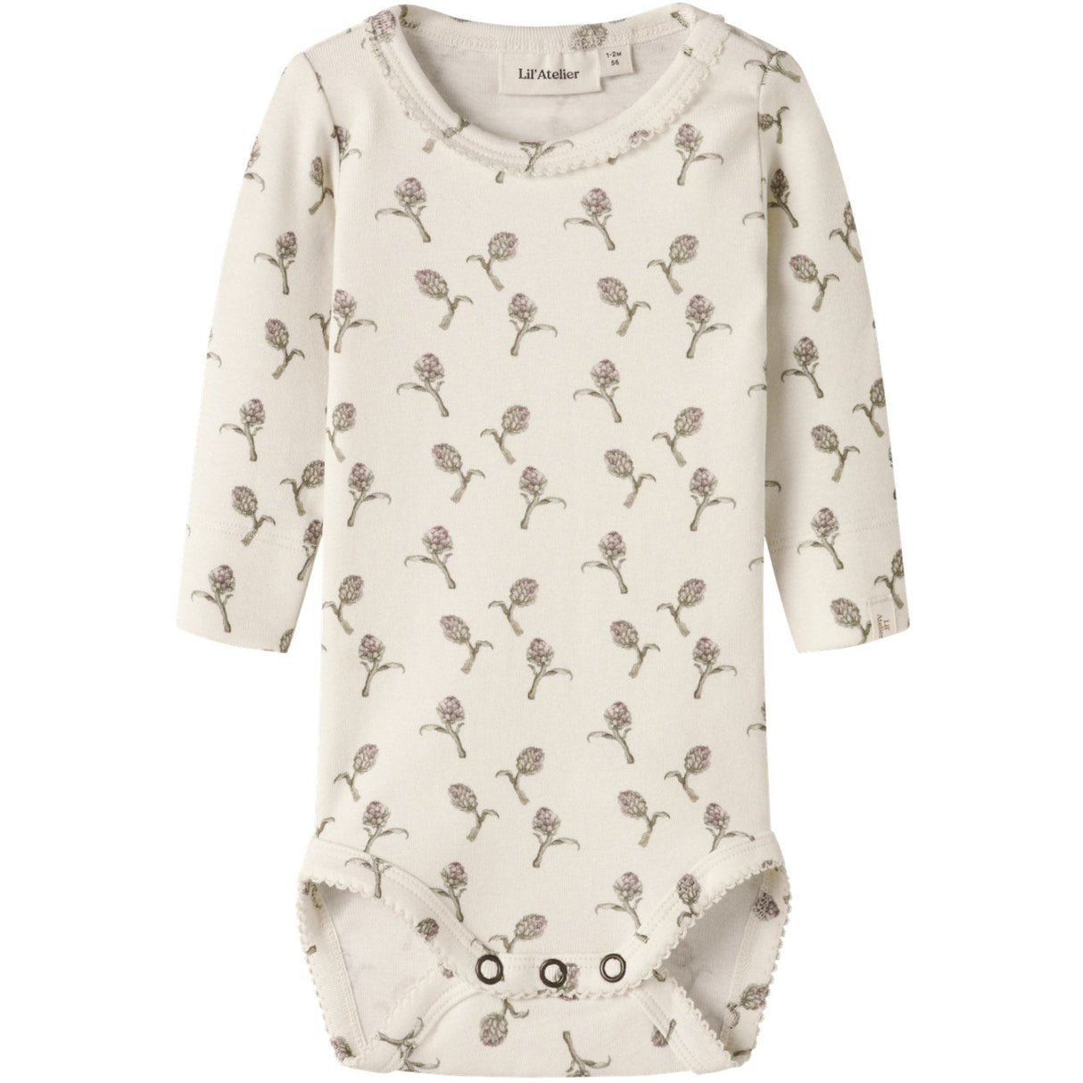 Lil'Atelier Turtledove Artichoke Nbfgayo Sig Ls Slim Body Lil