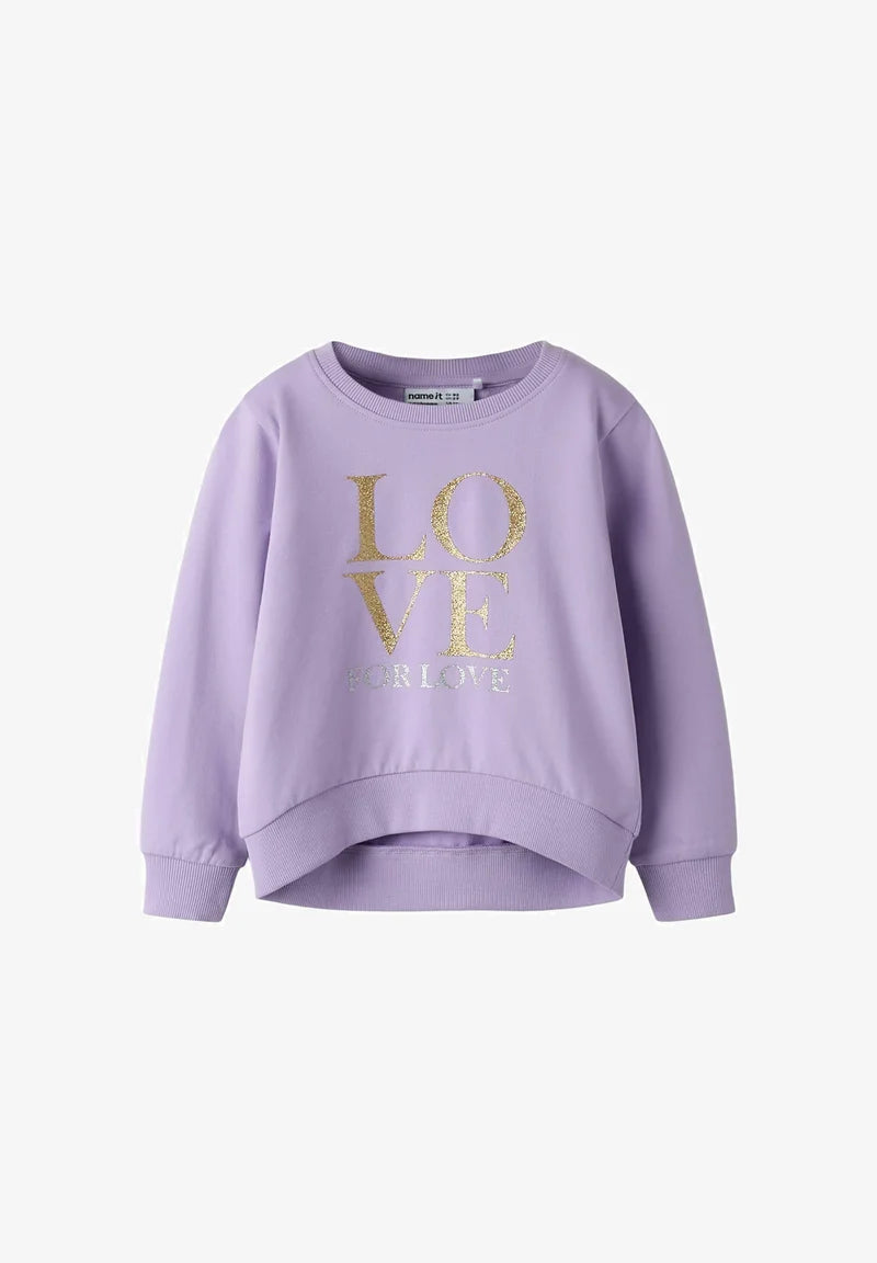 Name it - nmfpboppi sweat unb Lavendula "123"
